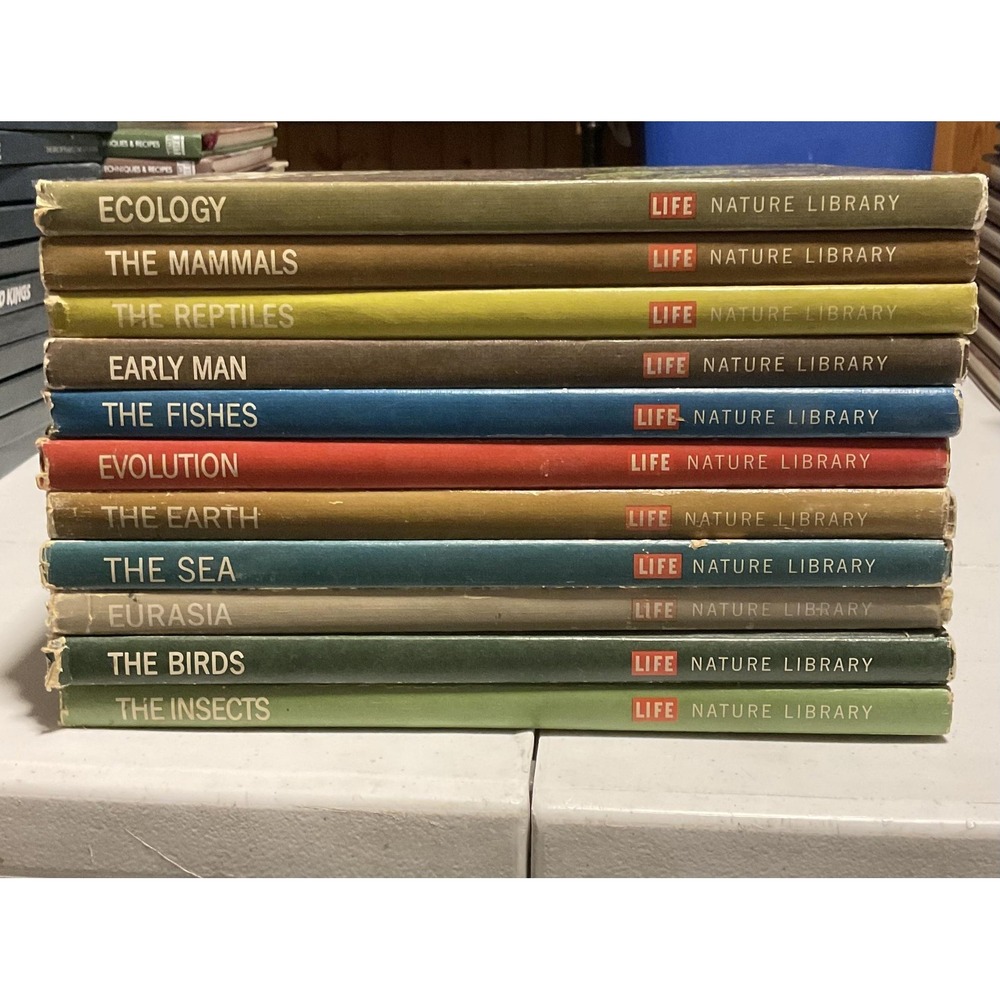 Vintage‎ LIFE Nature Library 11 Vol Time Inc Multi HC USA Ecology Animals Set